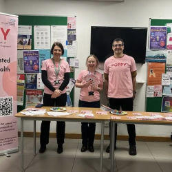 The Poppy team visit Addenbrooke’s Hospital in Cambridge